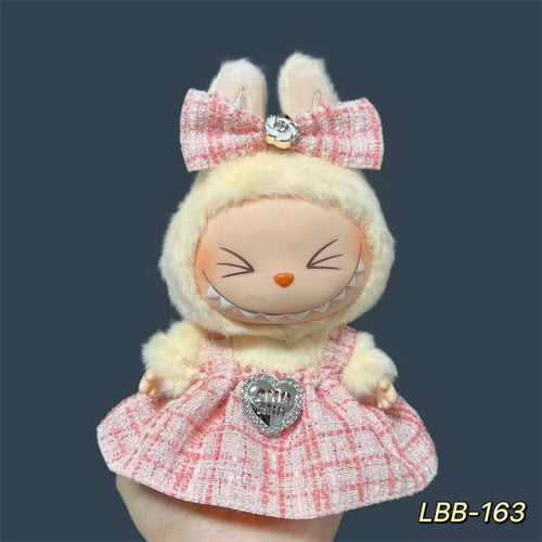 17cm Fashion Doll labubu Clothing Accessories Set Suitable for Boys