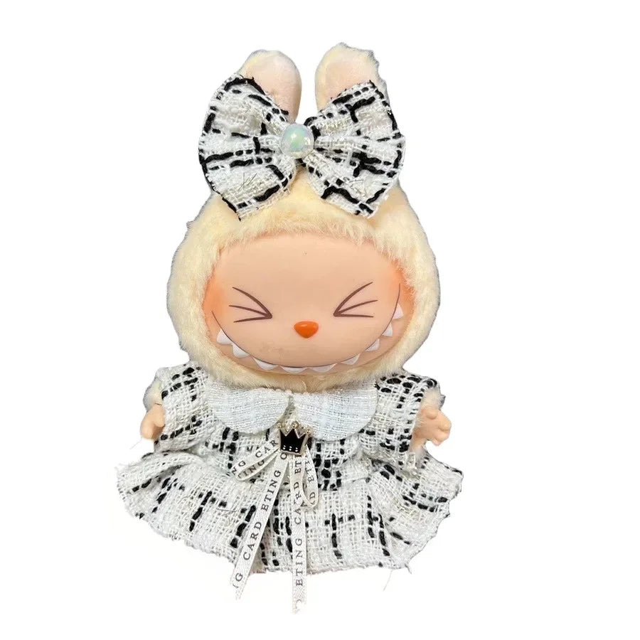 17cm Fashion Doll labubu Clothing Accessories Set Suitable for Boys