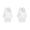 PopMart Monster Labubu V1 V2 Sit Party Transparent Protective Shell