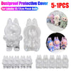 PopMart Monster Labubu V1 V2 Sit Party Transparent Protective Shell