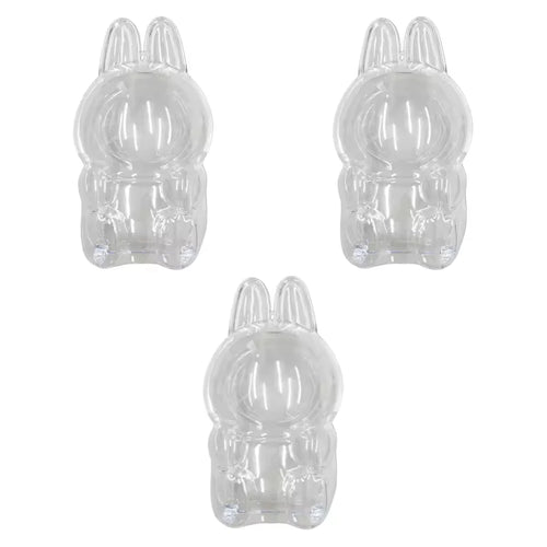 PopMart Monster Labubu V1 V2 Sit Party Transparent Protective Shell
