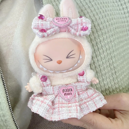 Labubu Doll Clothes Outfit Accessories for 15-17cm Labubu Clothes