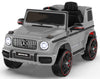 ANPABO Licensed Mercedes-Benz G63 Car for Kids 12V Ride on Car w/Parent Remote Control Low Battery Voice Prompt LED Headlight Music Player & Horn Soft Start Kids Electric Vehicle Grey