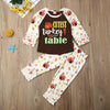 Thanksgiving Toddler Baby Girl Clothes Sets 0 3Y