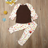 Thanksgiving Toddler Baby Girl Clothes Sets 0 3Y
