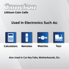 Camelion CR2450 3V Lithium Primary Coin Cell Battery (Three Packaging