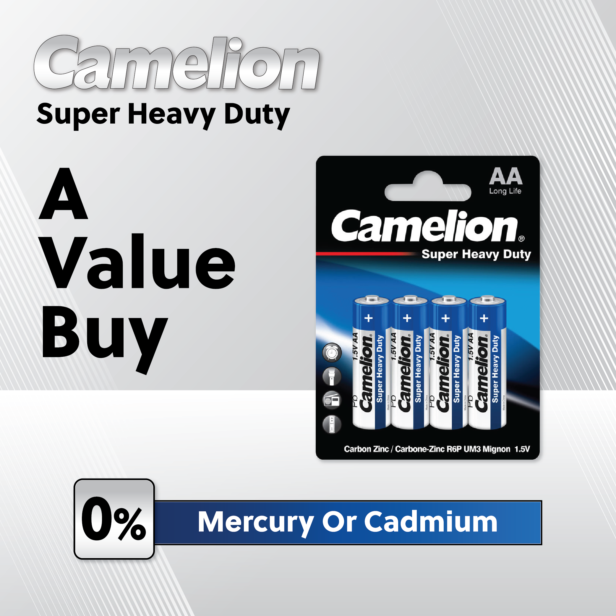Camelion AAA Super Heavy Duty Bulk