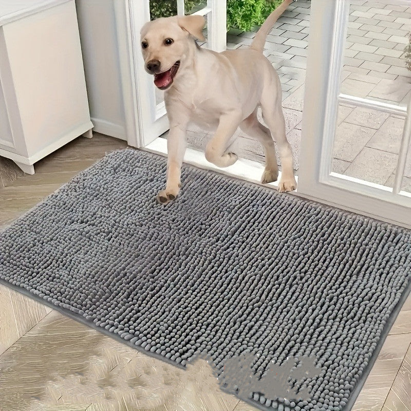 Neewsa MudMagnet Pet Chenille Bathroom Door Absorbent Floor Mat Non-slip