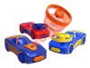 Spinz Pull Back Race Car with Flying Discs (2 Pack Assortment)