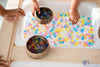 Wooden Patterned Coconut Bowls set of 6