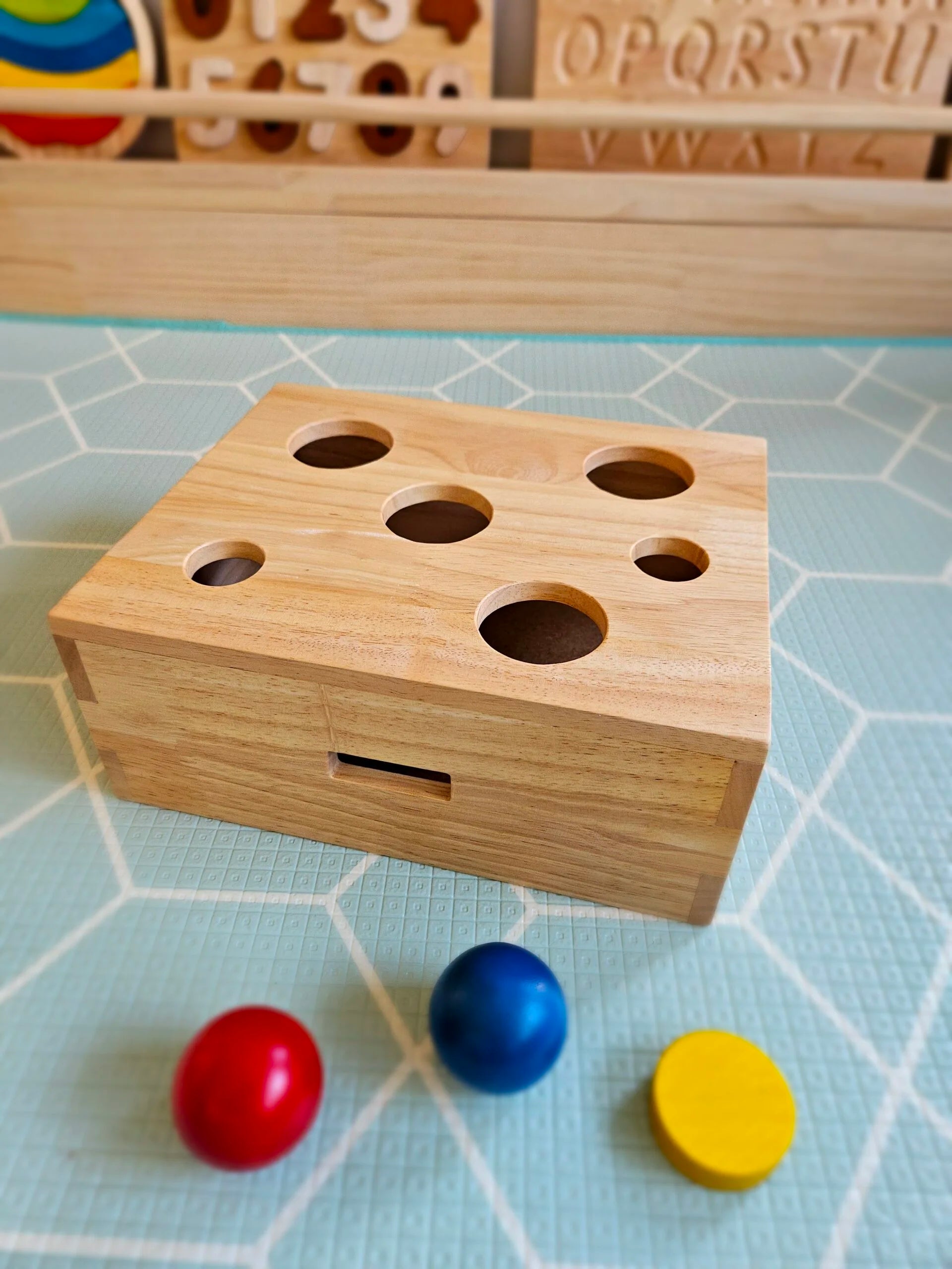 Wooden Peek a Boo Sorting Box