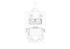 Wooden Robot Pencil Sharpener