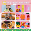 Montessori Toddler Busy Board,Autism Sensory Toys Educational Activity