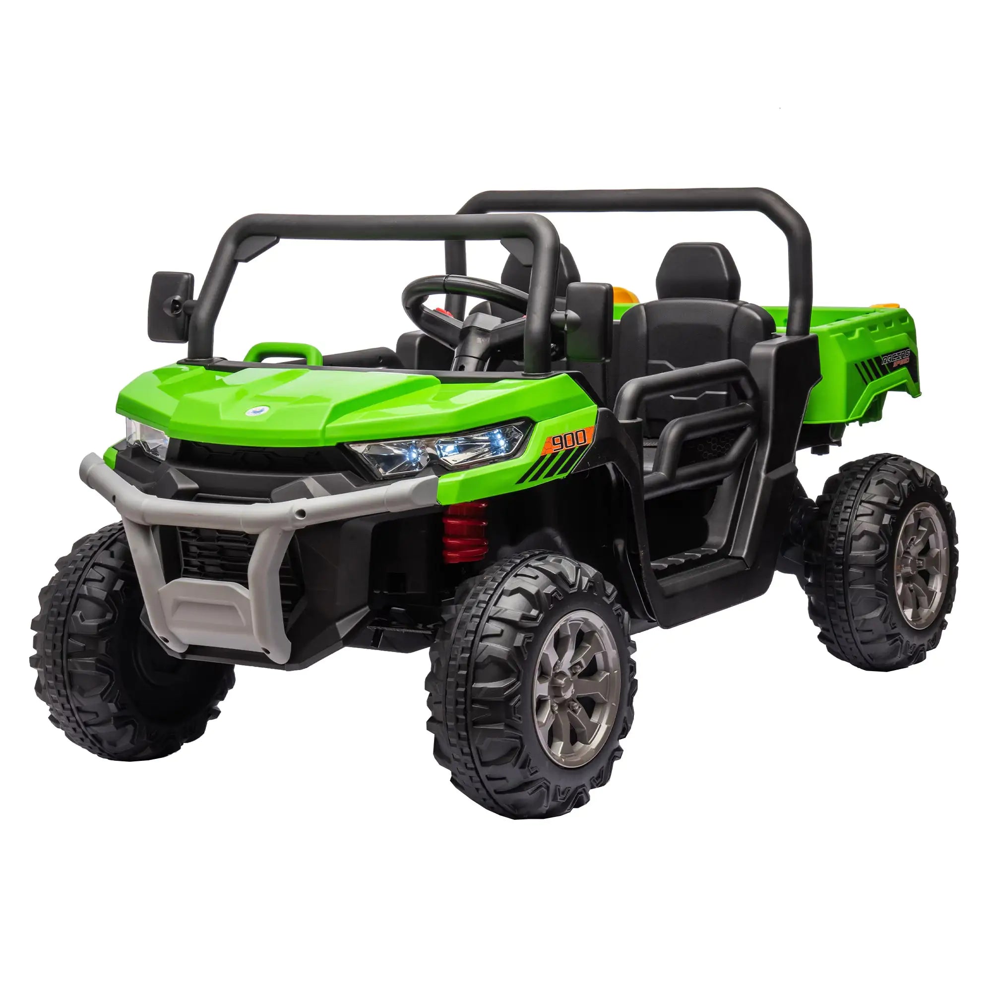 24V Ride On Truck 2 Seater Ride On UTV With 2x200W Motor Ride On Dump Truck With Dump Bed Shovel Ride On Car With Remote Control Electric Vehicle With Non Slip Tyre For Boys Girls