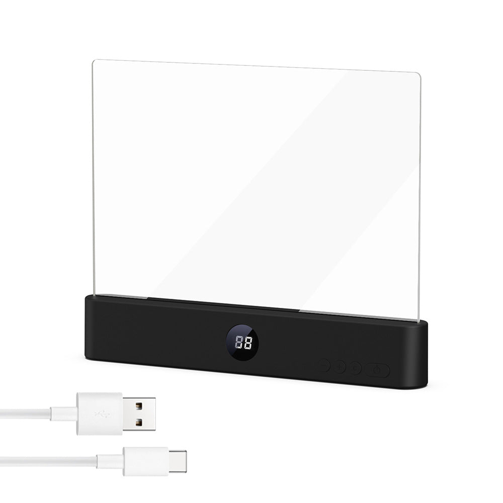 LED Page Lamp for Books and Night Stand – USB Rechargeable Flat Panel Reading Light for Paper Books, Eye-Friendly Night Light
