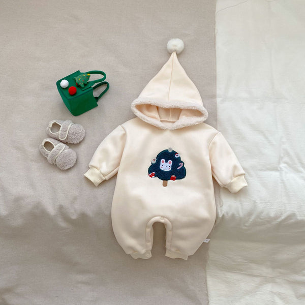 Autumn and Winter Arrival Baby Unisex Christmas Tree Pattern Long