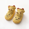 Baby Cartoon Embroidered Pattern Non-Slip Toddle Socks Shoes