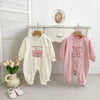 Autumn Arrival Baby Unisex Cartoon Long Sleeves Rabbits and Letters