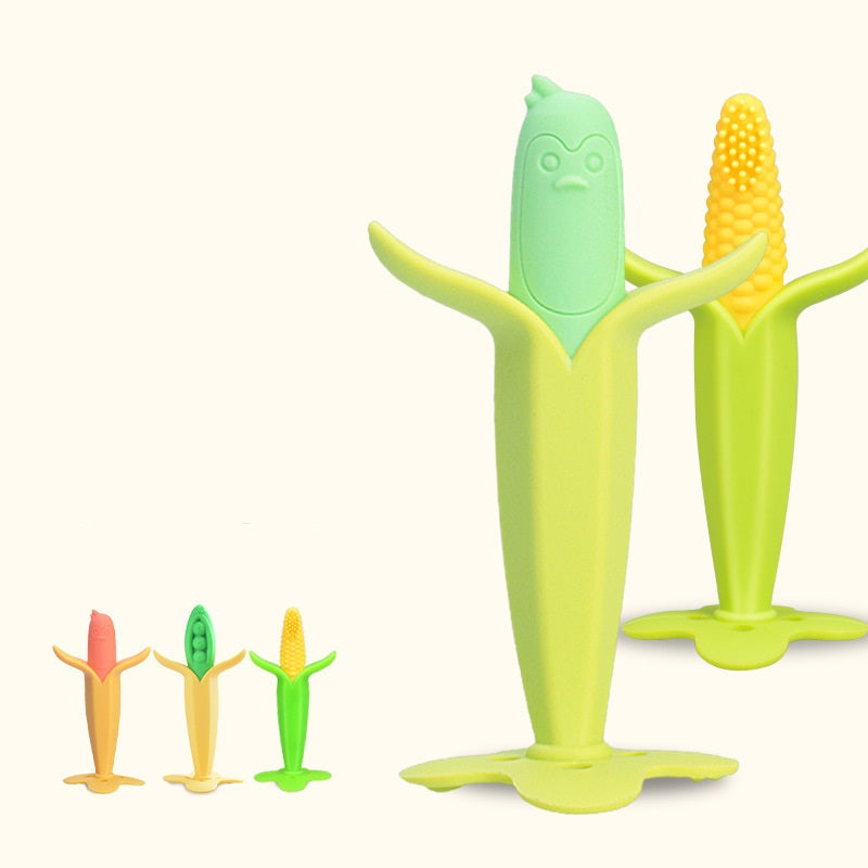 Baby Teething Toys – Banana & Corn Silicone Teething