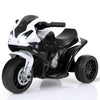 Costzon Kids Electric Ride on Motorcycle w/Headlights &Music Pedal Licensed BMW 6V Battery Powered 3 Wheels Motorcycle Toy for Children Boys & Girls (Black)